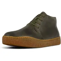 Camper Bottes à lacets 'Peu Terreno' caramel / vert foncé