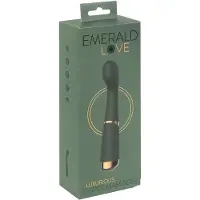 Emerald Love - vibromasseur point G rechargeable étanche - vert