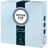 Mister Size Smooth Extra Fine Size 47 Condoms 36 Units Clair