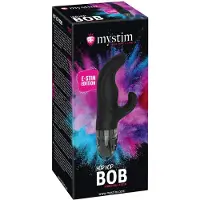 Mystim Hop Hop Bob E-Stim - vibromasseur électro rechargeable (noir)