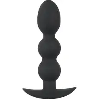 Black Velvets Plug anal à boules Black Velvet Heavy - 145g (noir)