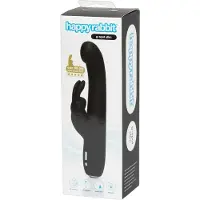 Happy Rabbit - Vibro G-spot fin mince - silicone noir