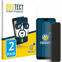 BROTECT Film anti-regards Anti-Spy Privacy Film de protection contre la lumière bleue (Huawei P20 Lite), Téléphone portable : film de protection, Bleu