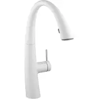 NABER KWC Zoe 2, batterie d?évier, blanc mat, haute pression