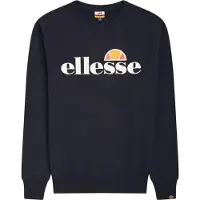 Ellesse Sweat-shirt 'Succiso' bleu marine / orange / rouge orangé / blanc