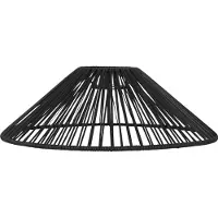 Star Trading Abat-jour Star Vide, noir, 38 x 12 cm, pour E27,