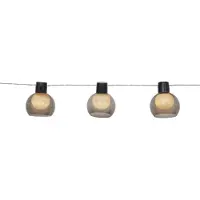 Star Trading SMOKY guirlande de jardin solaire 10 LED avec abat-jour IP44