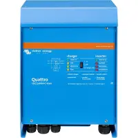 Victron Energy Victron Quattro 12/3000/120 12V 230V 2400W Convertisseur sinusoïdal 120A Chargeur de batterie