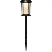 Star Trading 483-17, Éclairage extérieur pour jardin, Noir, Jardin, Terrasse, Ampoules non remplaçables, 1 ampoule, LED