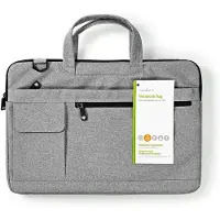 Nedis Sacoche pour ordinateur portable Bandoulière 8 poches 15" - 16" Gris
