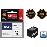 ActiveJet Encre AH-302BRX (remplace HP 302XL F6U68AE ; Premium ; 20 ml ; noire)