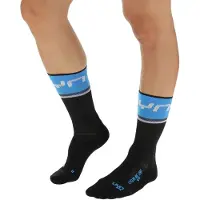 UYN Cycling One Light Long Socks Bleu,Noir EU 42-44 Homme