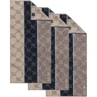JOOP! Serviette beige / gris / noir