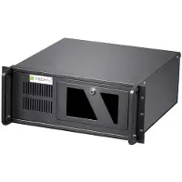 Techly Coffret serveur ATX Rack 19 4U, noir