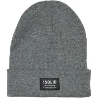 !Solid Bonnet 'Irwin' gris foncé / noir / blanc