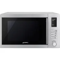 Smeg Moe25x Microwave With Grill Argenté 25 Liters / EU Plug 220V