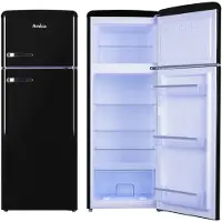 Amica Réfrigérateur/congélateur KGC 15634 S, 213 l, ST, 40 dB, 2,5 kg/24h, , couleur noir