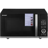 Sharp YC-QG204AE-B micro-onde Noir Micro-ondes grill Comptoir 20 L 800 W