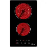 IsEasy Lt2v-15 30 Cm Vitroceramic Hob 2 Burners Rouge