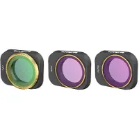 Sunnylife Ensemble De 3 Filtres Cpl+nd8+nd16 Pour Dji Mini 3 Pro (mm3-fi415)