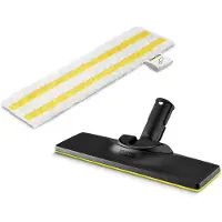 Kärcher Set de ventilation + chiffon en microfibre Easyfix compatibles avec les nettoyeurs à vapeur SC – Pour sols, adaptés