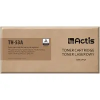 Actis Cartouche de toner TH-53A pour imprimante HP/Canon. Compatible avec HP 53A Q7553A et Canon CRG-715 ; Standard ; 3 000 pages ; Noir.