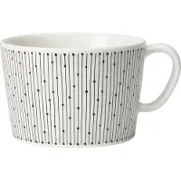 Arabia Mainio Sarastus Cup, 0.4 L, Tasse, Noir, Multicolore, Blanc