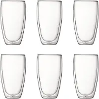 Bodum 6 Verres Borosilicatés À Double Paroi 45 Cl