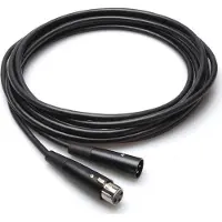 Hosa Technology Technology MBL-125 audio cable 7.6 m XLR (3-pin) Black (7.60 m, Câbles XLR)
