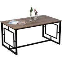 Skye Decor , Alin- Alin SSE, couleur noyer,noir, tables basses, 76x160x90 cm, 100% panneau de particules mélaminé