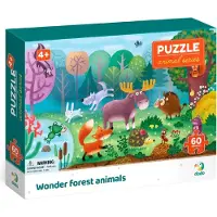 Dodo Puzzle Animaux : animaux étranges de la forêt 60 pièces