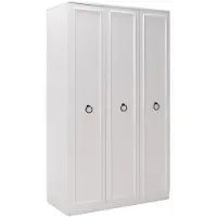 Skye Decor , Grd-1330-Bb-2, armoire, blanc, panneaux de particules 100 % mélaminés, 103 x 52 x 185 cm