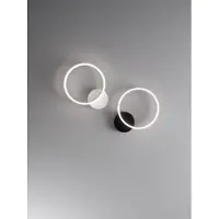 FABAS LUCE Giotto Plafonnier Led Moderne 18W Blanc 3508-21-102
