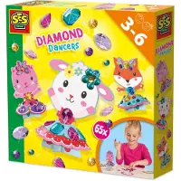 SES Creative Mosaïque de diamants - Animaux dansants - - UneTaille - Set de Création