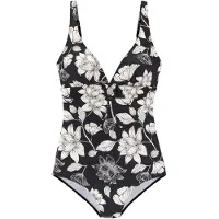 s.Oliver Maillot de bain noir / blanc