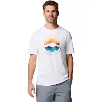 Columbia T-Shirt 'Path Lake II Graphic' blanc