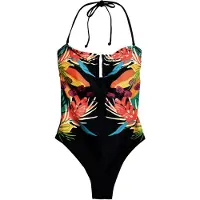 Desigual Maillot de bain bleu clair / jaune / noir
