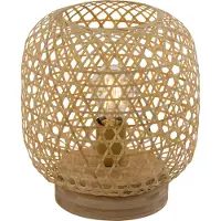 Globo Lampadaire en rotin Mirena 27 cm de haut