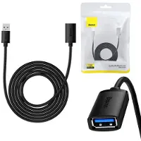 Baseus Usb 3.0 Male to Female Extender, Airjoy Series, 3M (Black)