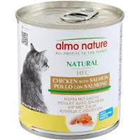 Almo Nature HFC Natural poulet avec saumon pâtée pour chat (280 g)