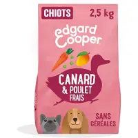 Edgard & Cooper Offre d'essai Puppy poulet pour chiot - 2,5 kg de croquettes + 600 g de nourriture humide