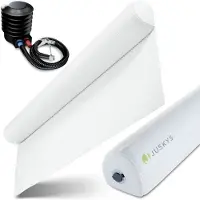 Juskys Lit gonflable anti-chute Louana White - 180 cm