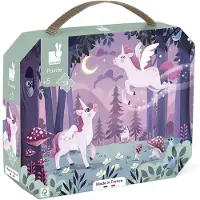 Janod Puzzle Licorne - 54 pièces - Jouets magiques pour enfants