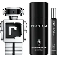 Paco Rabanne Edt Spray 100ml/Deo Spray 150ml/Edt Spray 10ml Phantom Giftset