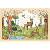 Goki Einlegepuzzle Auf der Lichtung (24 pièces)