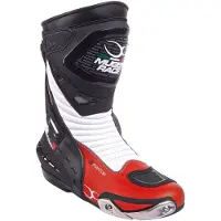 MUGENRACE Sphantom 2 Bottes Noires Blanc Rouge Perforées Taille 46