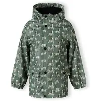 MINOTI Veste mi-saison vert foncé / noir / blanc