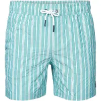 Petrol Industries Shorts de bain 'Reefway' turquoise / blanc