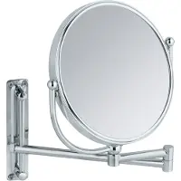 Wenko Miroir cosmétique mural DELUXE grand miroir Maquillage 5 fois Ø19 cm Salle de bains WC
