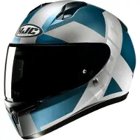 HJC C10 Tez MC2SF Casque Intégral Mat/Bleu M unisex